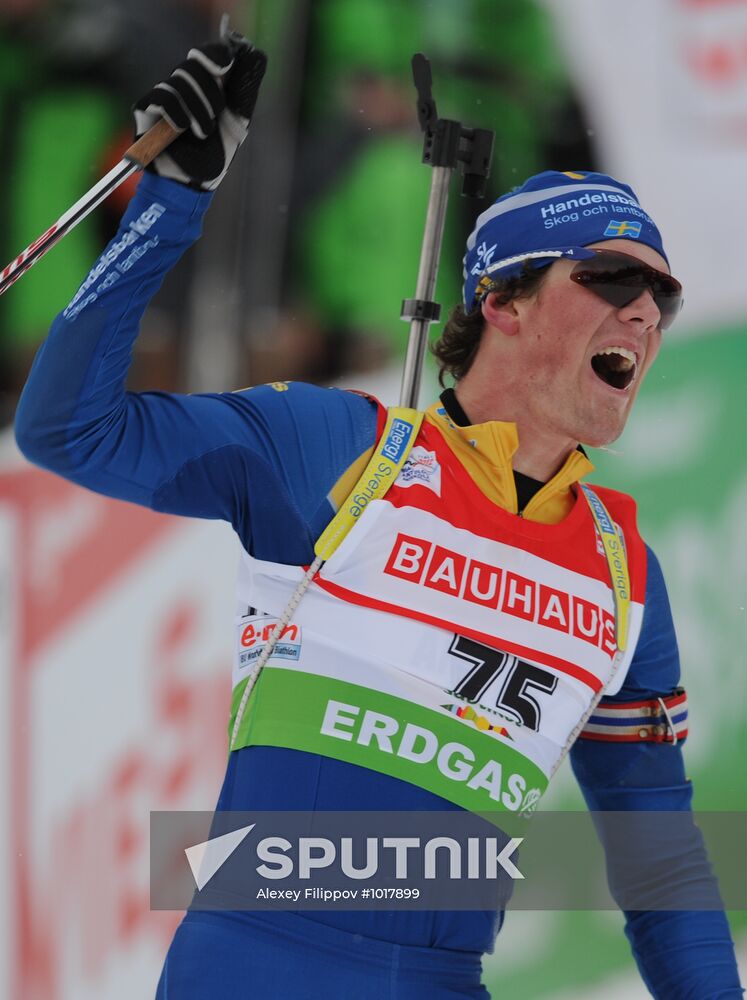 Biathlon World Cup. Stage six. Men's sprint