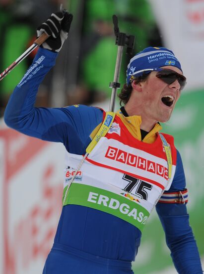 Biathlon World Cup. Stage six. Men's sprint