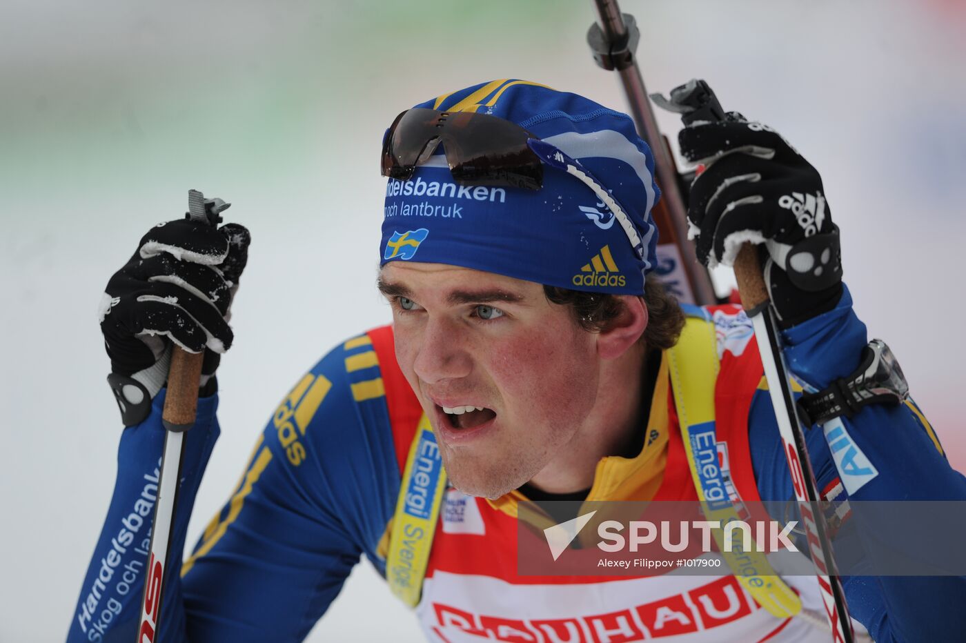Biathlon World Cup. Stage six. Men's sprint