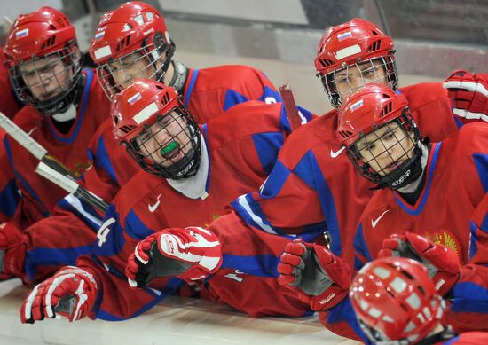 2012 Winter Youth Olympics. Ice hockey. Russia vs. USA