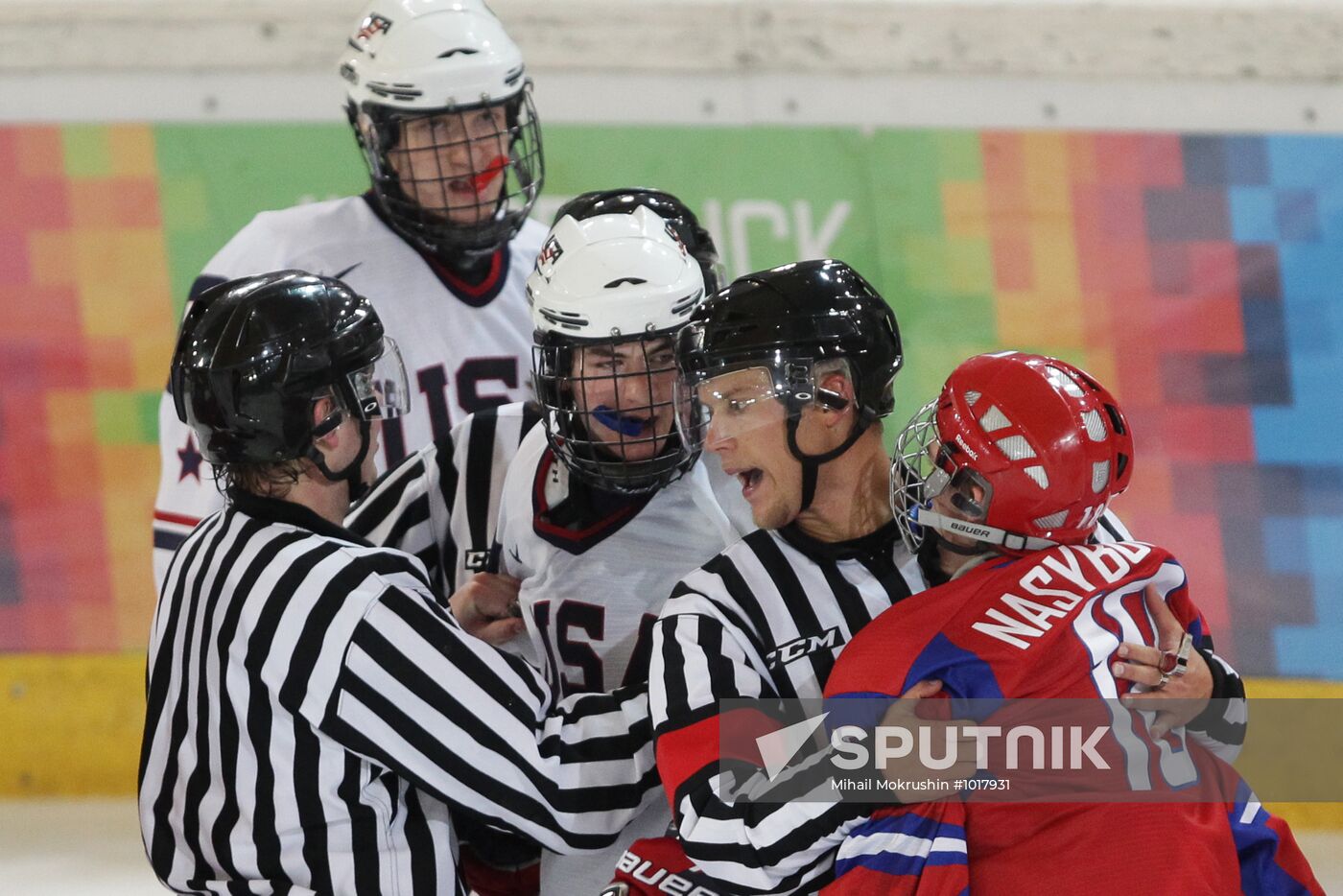 2012 Winter Youth Olympics. Ice hockey. Russia vs. USA