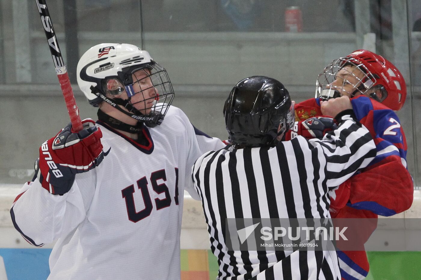 2012 Winter Youth Olympics. Ice hockey. Russia vs. USA