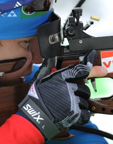 Biathlon World Cup. Stage six. Men's sprint