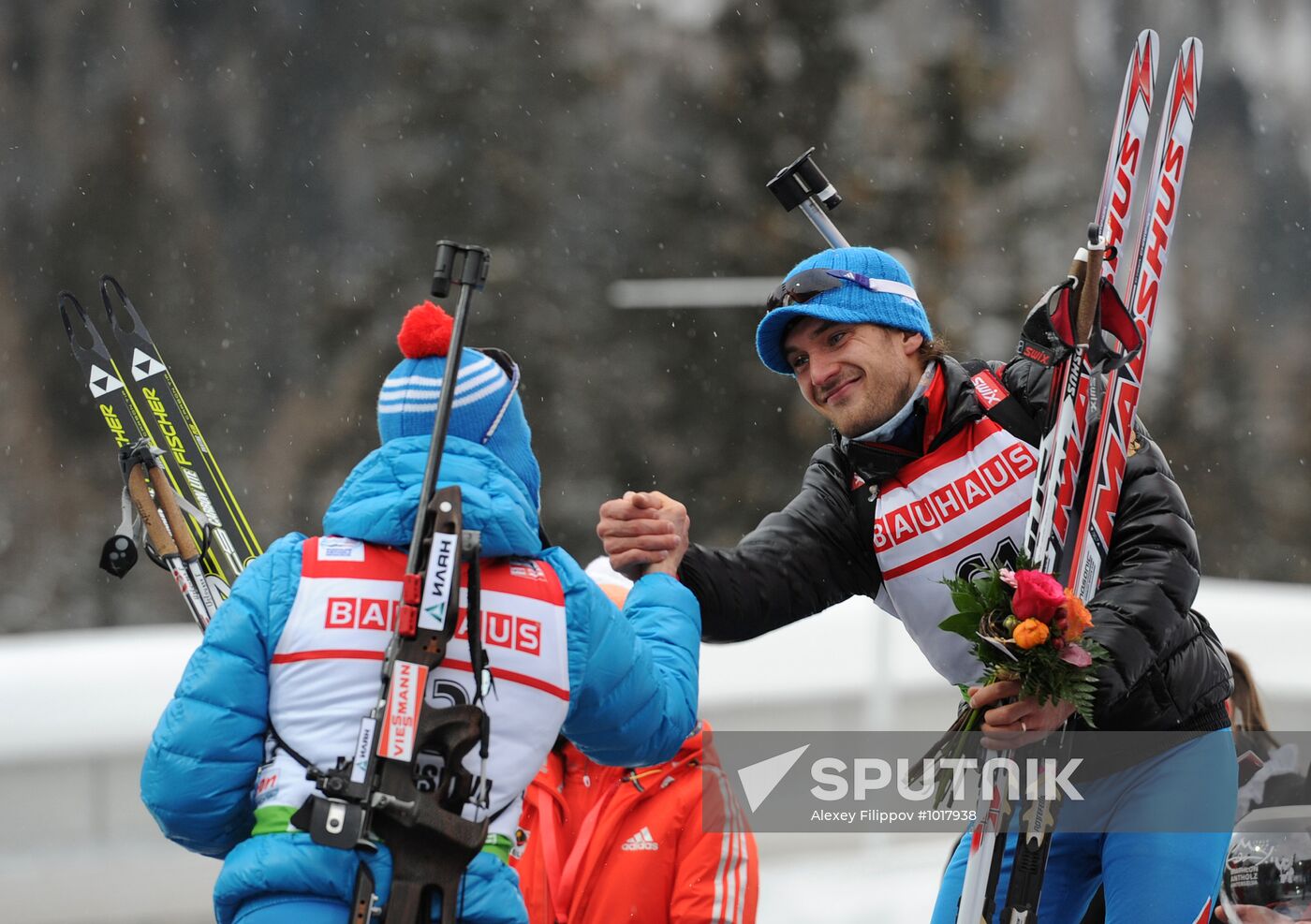 Biathlon World Cup. Stage six. Men's sprint