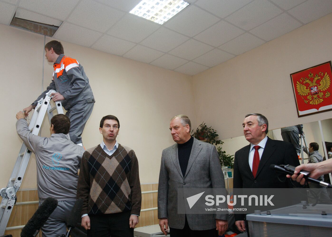 Installing webcams at polling stations in Veliky Novgorod