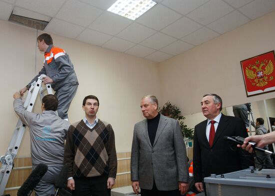 Installing webcams at polling stations in Veliky Novgorod