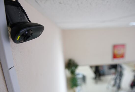 Installing webcams at polling stations in Veliky Novgorod