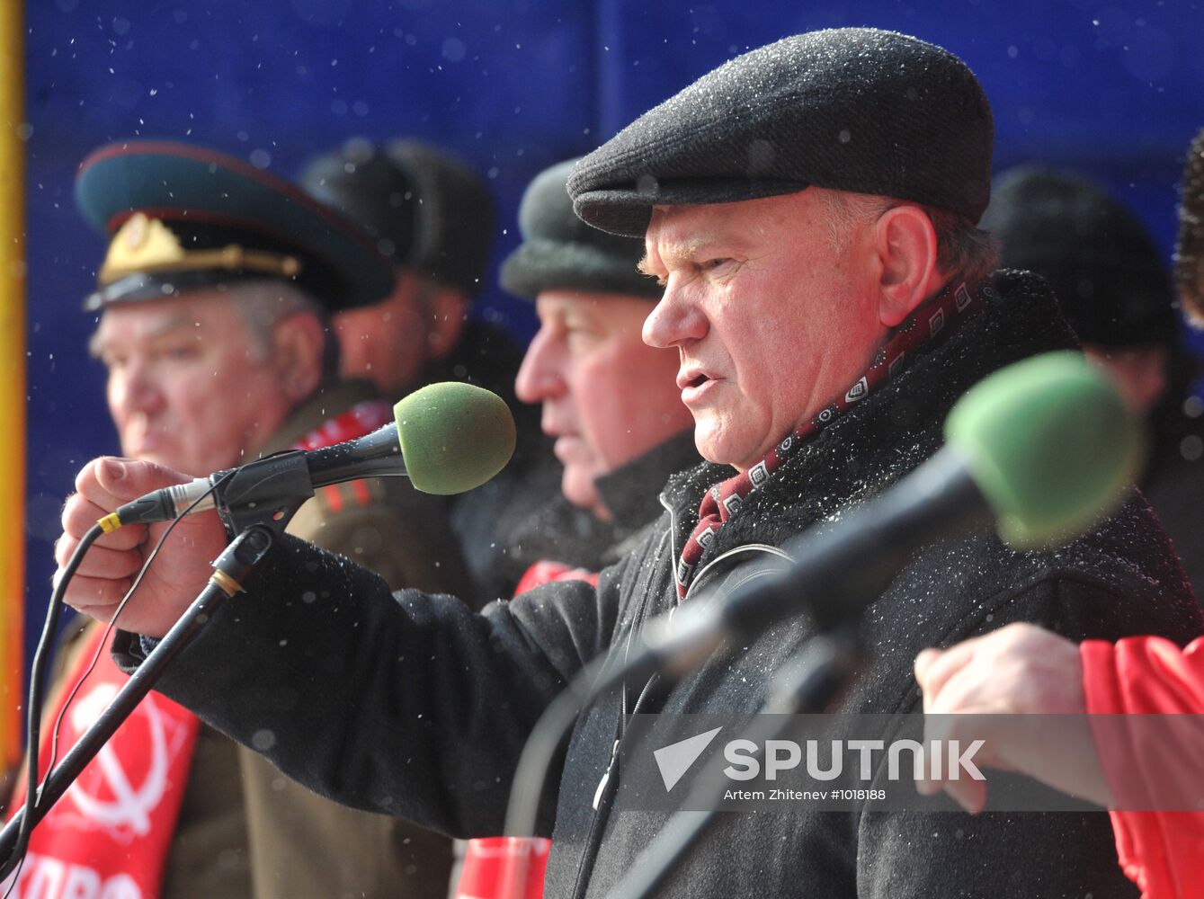 Russian Communists rally for Fair Election and Worthy Life