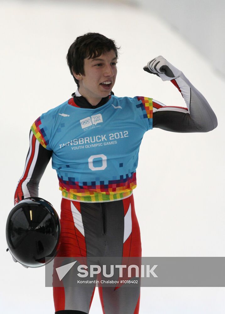 2012 Winter Youth Olympic Games. Skeleton. Men