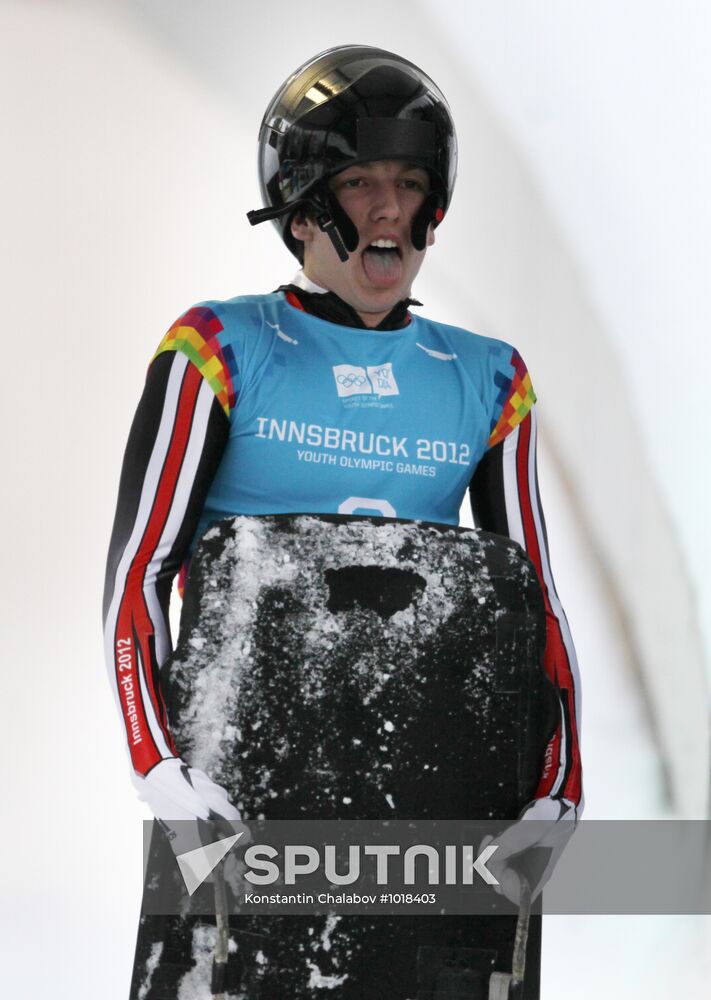 2012 Winter Youth Olympic Games. Skeleton. Men