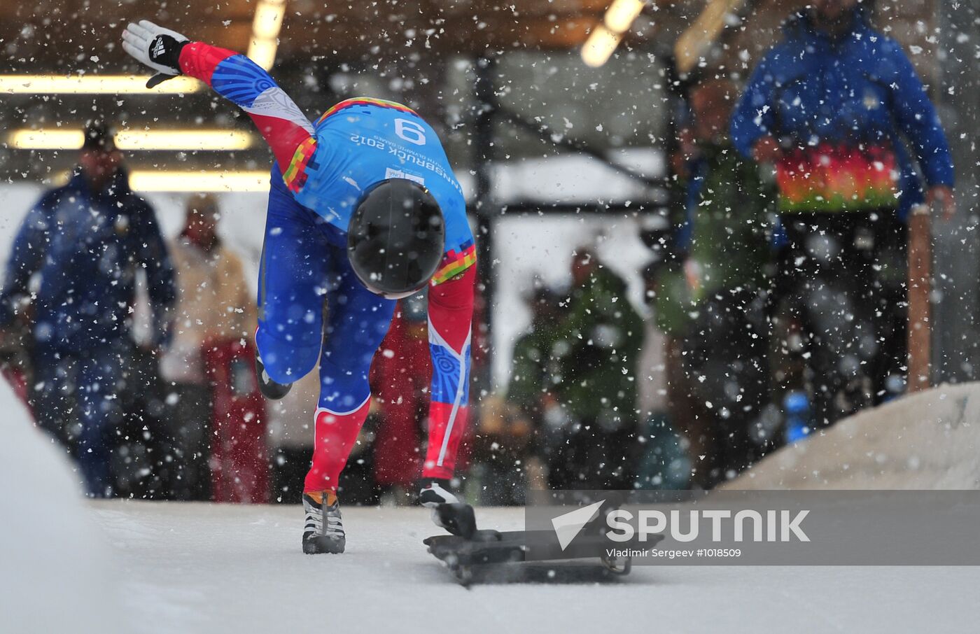 2012 Winter Youth Olympic Games. Skeleton. Men