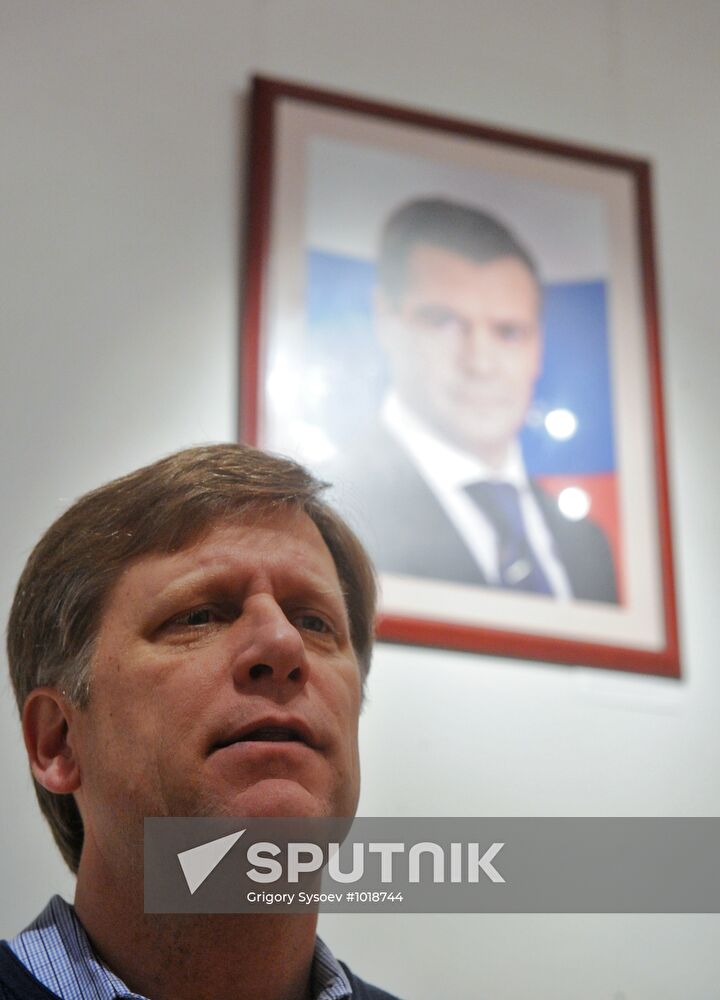 Newly-appointed US Ambassador to Russia Michael McFaul