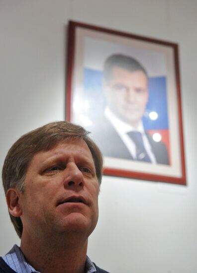 Newly-appointed US Ambassador to Russia Michael McFaul