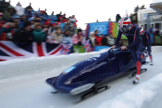 Winter Youth Olympic Games 2012. Bobsleigh, two-man