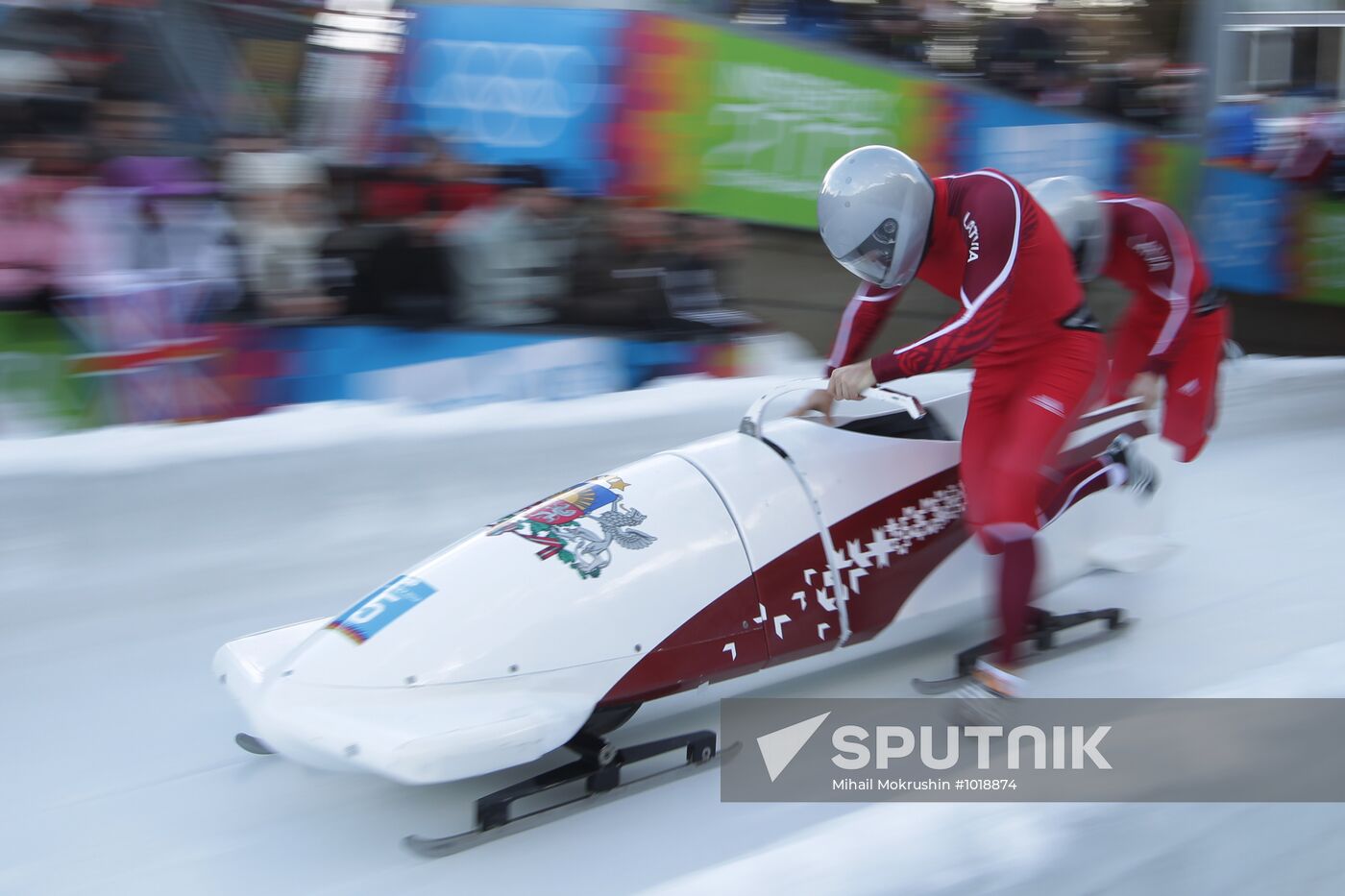 Winter Youth Olympic Games 2012. Bobsleigh, two-man