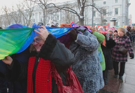 Parade to mark Chinese New Year, St. Petersburg