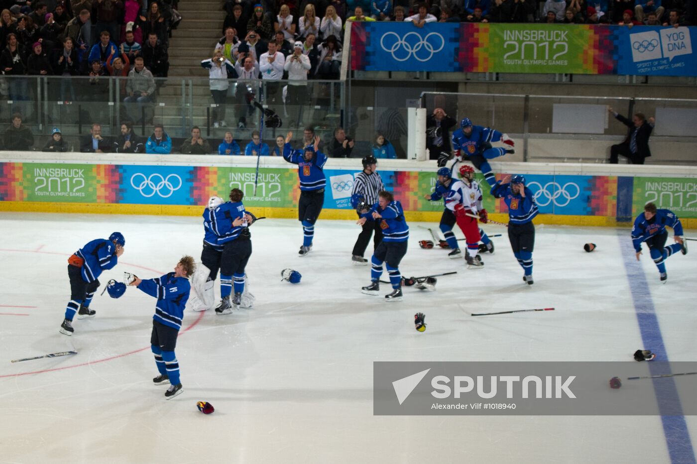 2012 Winter Youth Olympics. Hockey final. Russia vs. Finland
