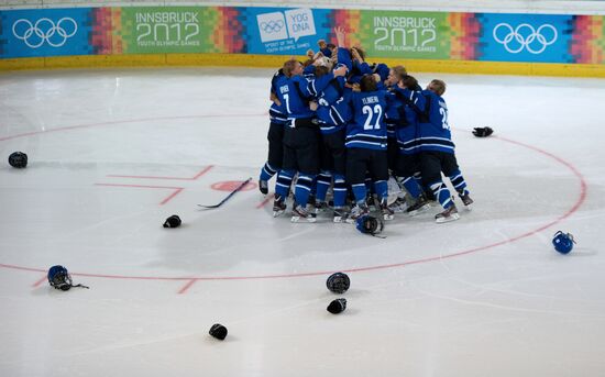 2012 Winter Youth Olympics. Hockey final. Russia vs. Finland