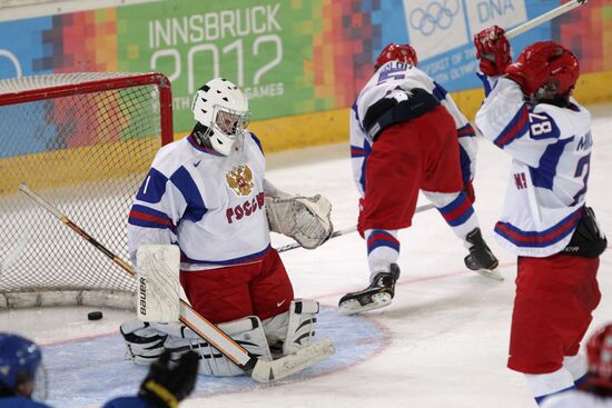2012 Winter Youth Olympics. Hockey final. Russia vs. Finland
