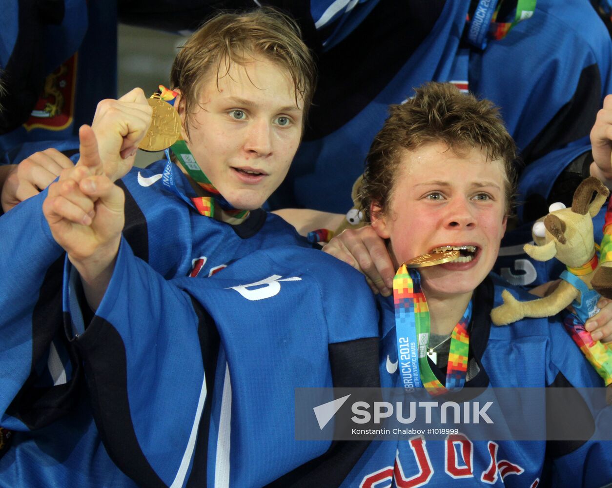 2012 Winter Youth Olympics. Hockey final. Russia vs. Finland