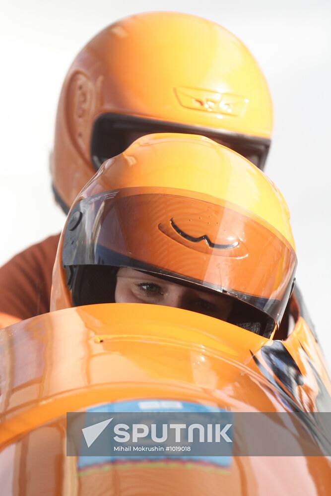 Winter Youth Olympic Games 2012. Bobsleigh, two-woman