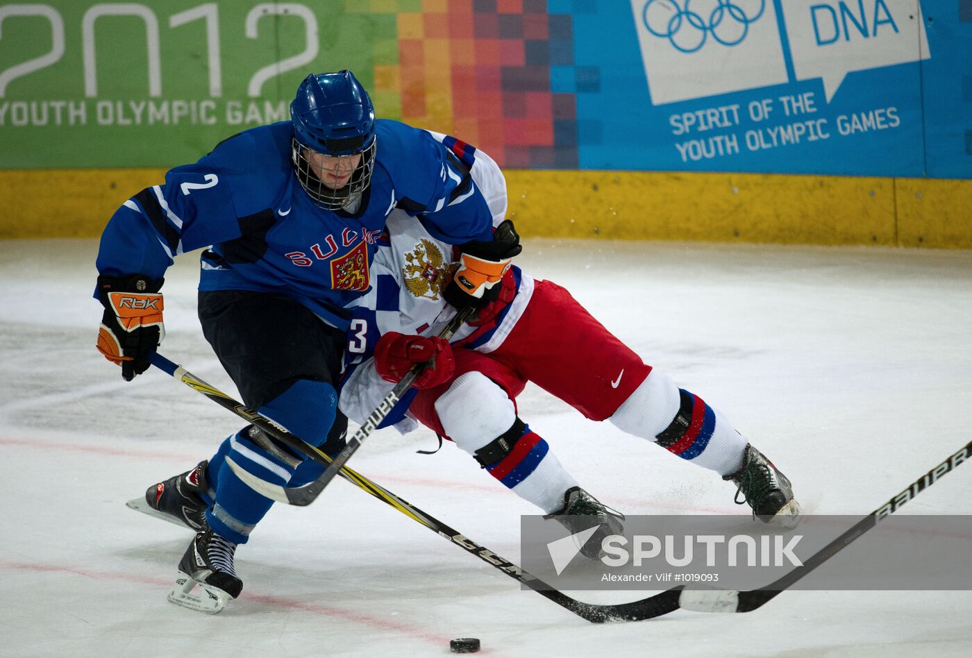 2012 Winter Youth Olympics. Hockey final. Russia vs. Finland