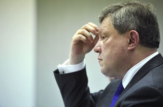 News conference by Grigory Yavlinsky