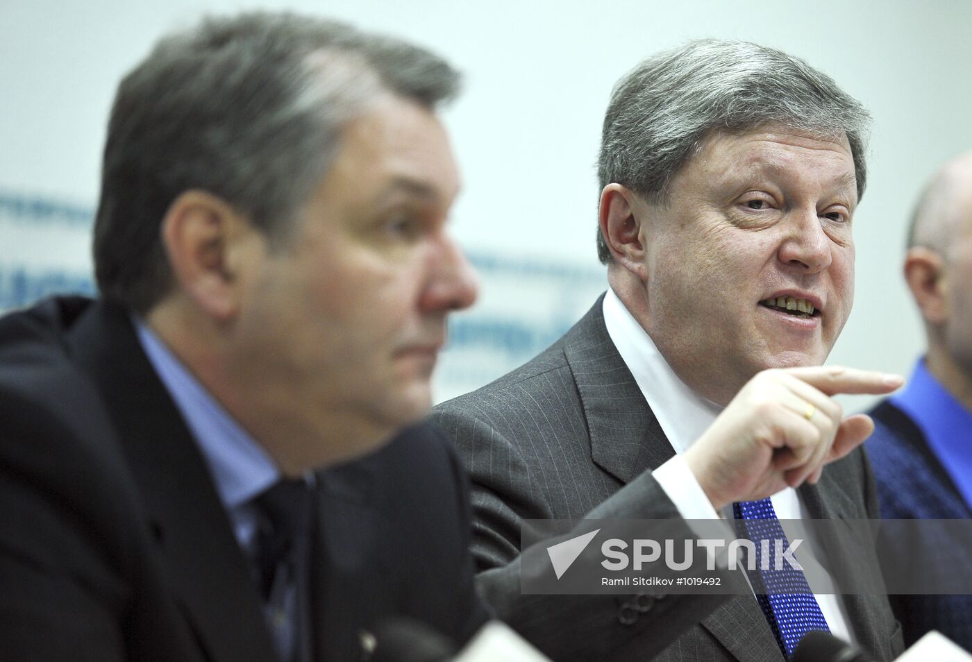 News conference by Grigory Yavlinsky
