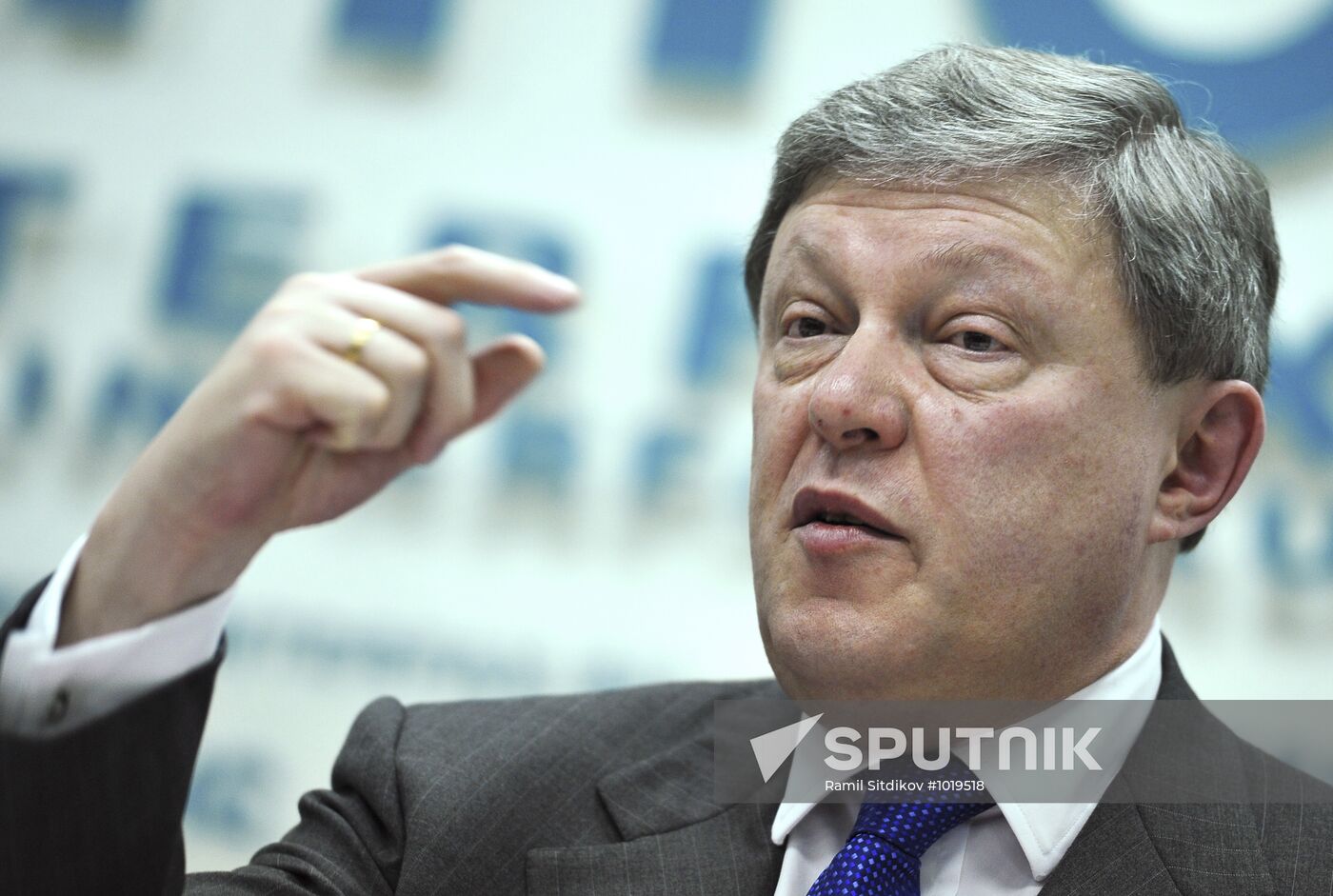 News conference by Grigory Yavlinsky