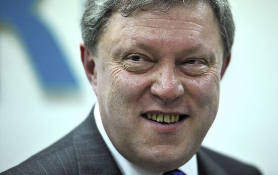 News conference by Grigory Yavlinsky