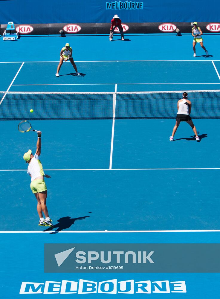 2012 Australian Open Tennis Championships. Day Nine