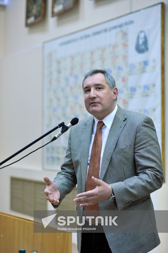 Russia's Deputy Prime Minister Dmitri Rogozin visits Izhevsk