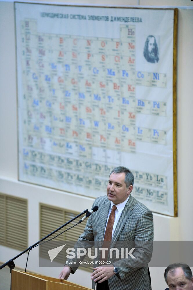 Russia's Deputy Prime Minister Dmitri Rogozin visits Izhevsk