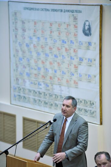 Russia's Deputy Prime Minister Dmitri Rogozin visits Izhevsk