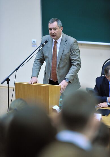 Russia's Deputy Prime Minister Dmitri Rogozin visits Izhevsk