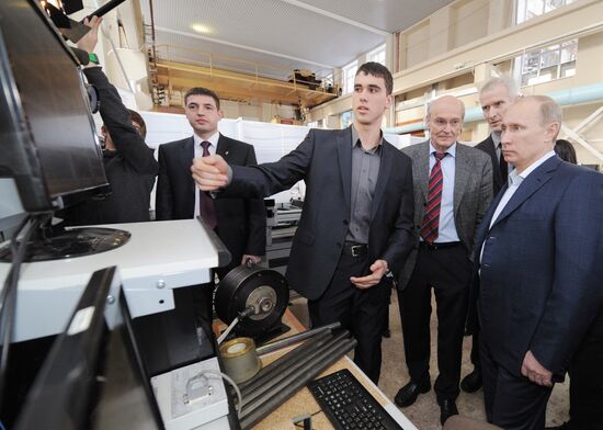 Vladimir Putin visits Siberian Federal District