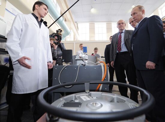 Vladimir Putin visits Siberian Federal District