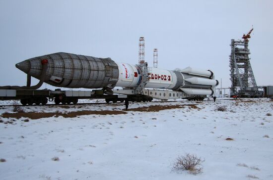 Proton-M rocket carrying SES-4 artificial satellite