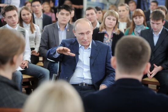 Vladimir Putin visits Siberian Federal District