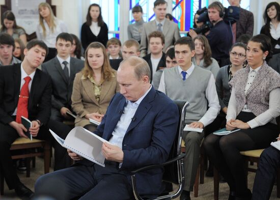 Vladimir Putin visits Siberian Federal District