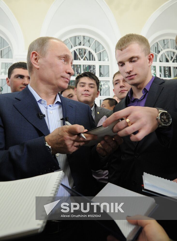 Vladimir Putin on working trip to Siberian Federal District