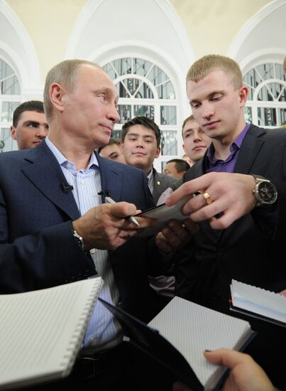 Vladimir Putin on working trip to Siberian Federal District