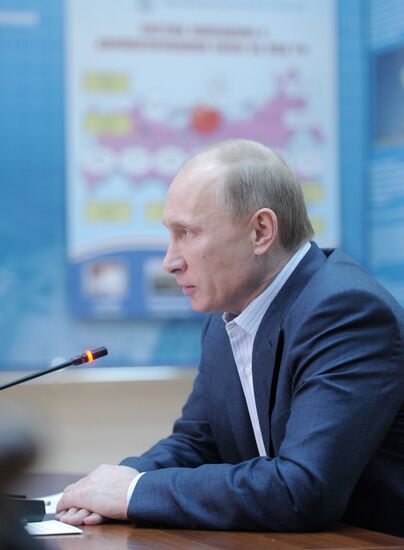 Vladimir Putin visits Siberian Federal District