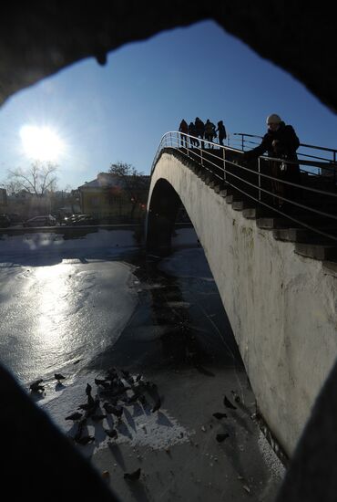 Winter day in Moscow