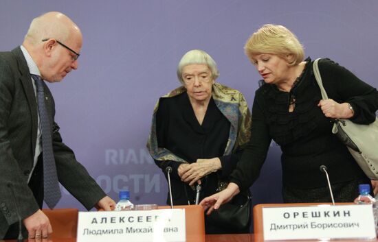 Presidential human rights council holds news conference