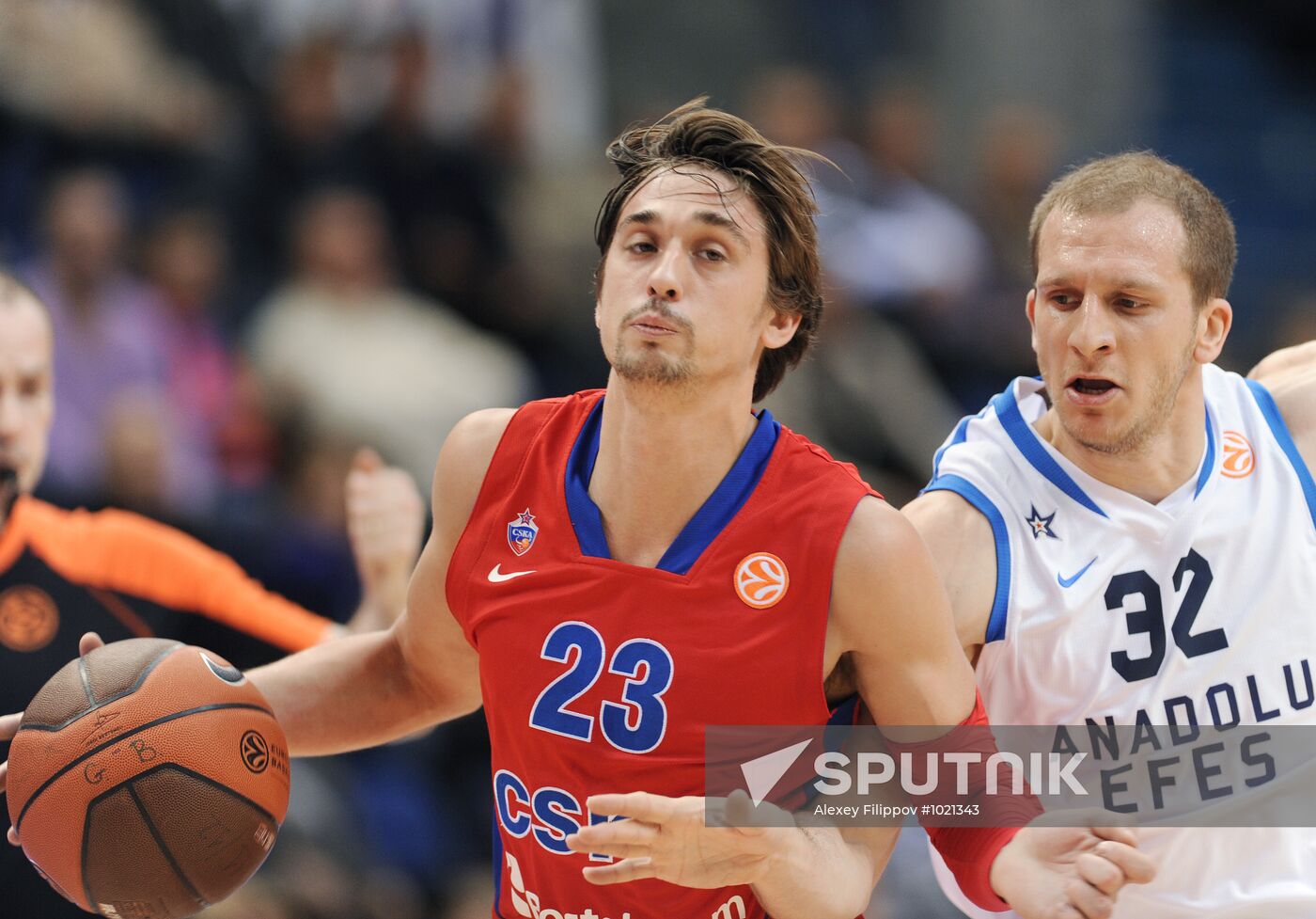 Euroleague Basketball. CSKA Moscow vs. Anadolu Efes Istanbul