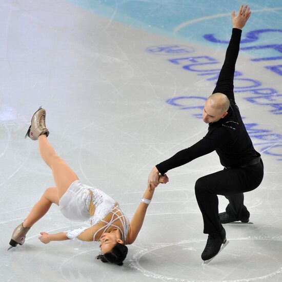 ISU European Figure Skating Championships. Pairs. Free skating