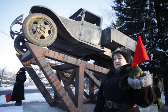 Monument to GAZ AA truck unveiled in Leningrad Region