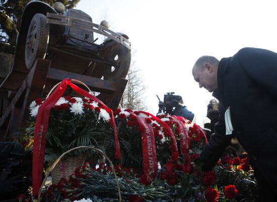 Monument to GAZ AA truck unveiled in Leningrad Region