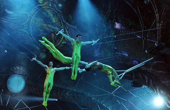 Rehearsal of Zarkana Cirque du Soleil Show in Kremlin